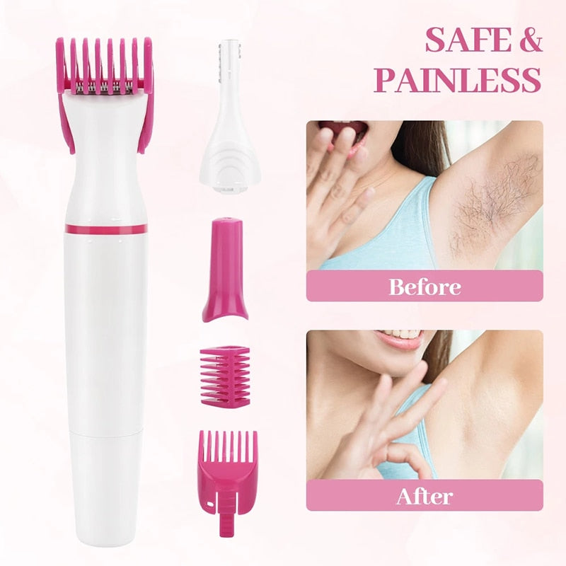 5 In 1 Multi-Attachment Hair Removal Tool