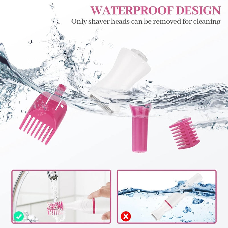 5 In 1 Multi-Attachment Hair Removal Tool